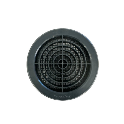 Grilles d'aeration abs verni, L.14.7 x l.14.7 cm Diam.12.5 cm - FEPRE