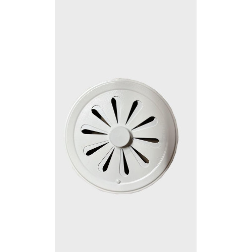 Grilles d'aeration aluminium vernis, L.8 x l.12 cm Diam.12 cm - FEPRE