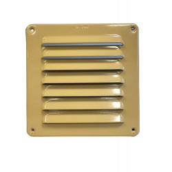 Grilles d'aeration aluminium vernis, L.15 x l.15 cm de marque FEPRE, référence: B9836900