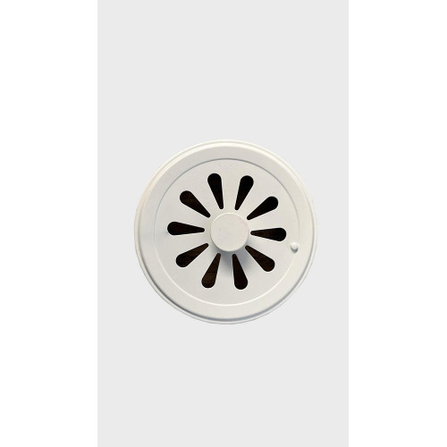 Grilles d'aeration aluminium vernis, L.8 x l.10 cm Diam.10 cm - FEPRE