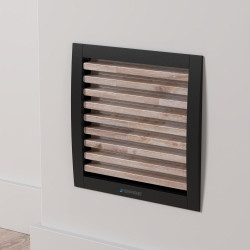 Grilles d'aeration aluminium vernis, L.17 x l.17 cm de marque FEPRE, référence: B9837600
