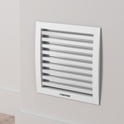 Grille d'aeration aluminium vernis, L.17 x l.17 cm - FEPRE