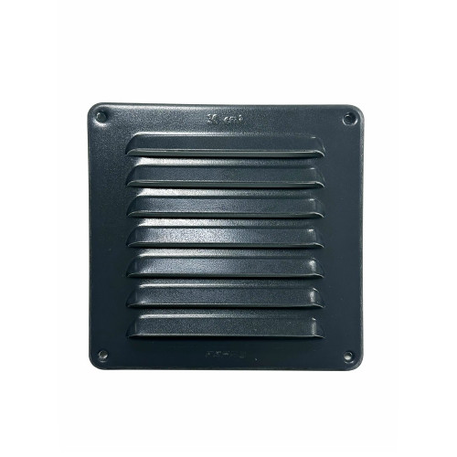Grilles d'aeration L.15 x l.15cm  EP. 1.5mm strong renforcée anthracite aluminiu - FEPRE