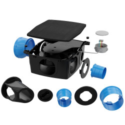Kit VMC simple flux hygroréglable SAUTER Baltoro - SAUTER