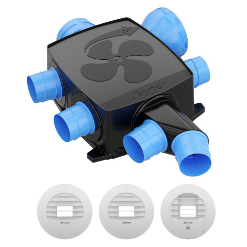 Kit VMC simple flux hygroréglable SAUTER Baltoro - SAUTER