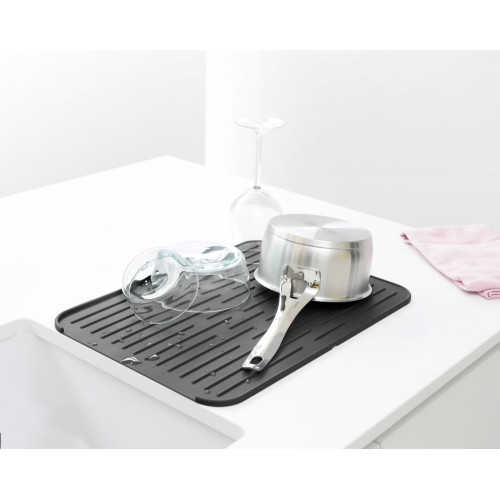 TAPIS EGOUTTOIR GRIS ANTHRACITE BRABANTIA - BRABANTIA
