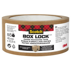 Ruban adhesif marron Box lock SCOTCH L.22.8 m x l.48 mm de marque SCOTCH, référence: B9850500