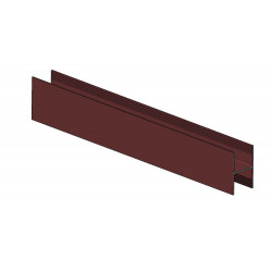 Profil intermédiaire en H, aluminium, marron, Kyoto V3, L. 176 cm de marque Sans marque, référence: B9854600