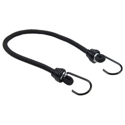 Lot de 10 tendeurs élastiques avec crochets 4 mm, longueur 20 cm - Sans marque