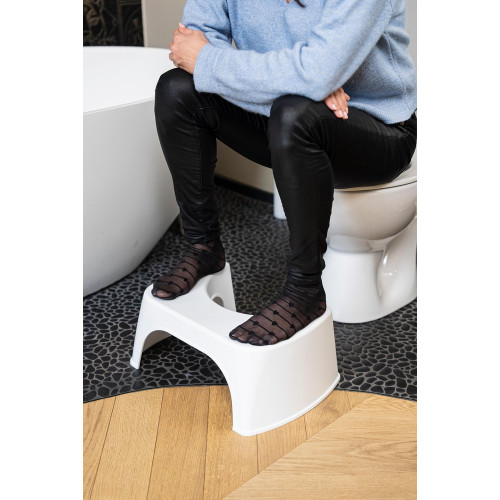 Tabouret blanc Physiologique - Sans marque