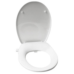 Abattant wc lavant pure clean frein chute declipsale blanc bemis - BEMIS