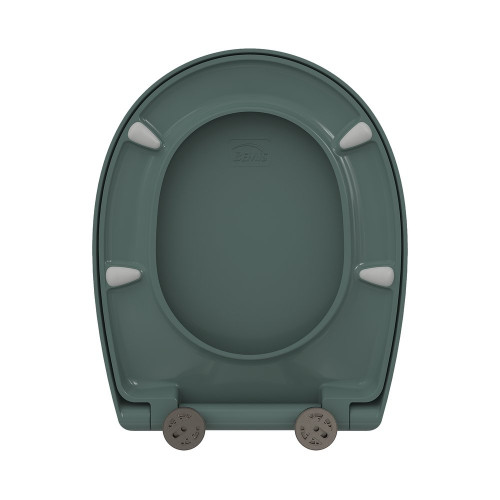 Abattant wc thermodur click & clean classic frein chute declip vert - BEMIS