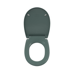 Abattant wc thermodur click & clean classic frein chute declip vert - BEMIS