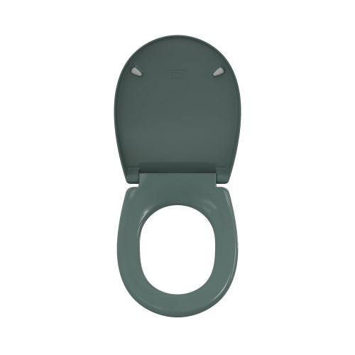 Abattant wc thermodur click & clean classic frein chute declip vert - BEMIS