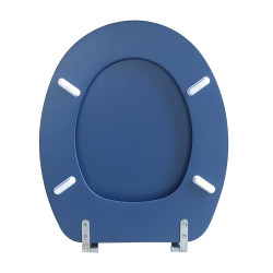Abattant wc mdf sans fonction bleu sargasso sea bemis - BEMIS