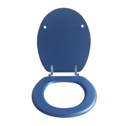Abattant wc mdf sans fonction bleu sargasso sea bemis - BEMIS
