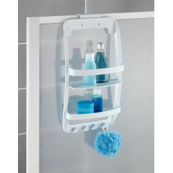 Etagere de bain / douche blanc a suspendre - WENKO