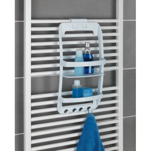 Etagere de bain / douche blanc a suspendre - WENKO