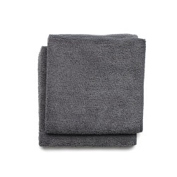 Lot de 2 chiffons microfibre Brabantia gris foncé - BRABANTIA