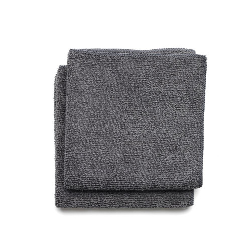 Lot de 2 chiffons microfibre Brabantia gris foncé - BRABANTIA
