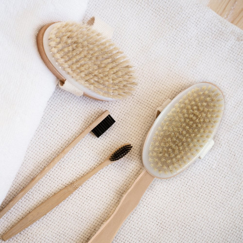 Brosse pour le dos bambou, 145890 - Sans marque