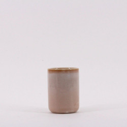 Gobelet de salle de bains Marsa beige NORASIA de marque AZAO, référence: B9881400