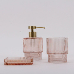 Porte-savon ELIZABETH rose NORASIA - AZAO