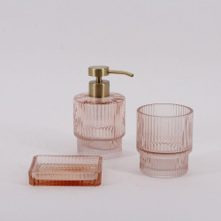 Porte-savon ELIZABETH rose NORASIA - AZAO
