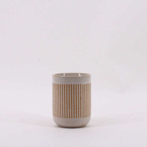 Gobelet de salle de bains Kara beige NORASIA - AZAO