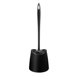 Pot avec brosse WC intégrée noir Standard TATAY de marque TATAY, référence: B9882900