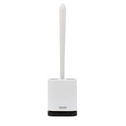 Pot avec brosse WC intégrée blanc adhésif Tatay TATAY de marque TATAY, référence: B9883200