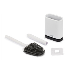 Pot avec brosse WC intégrée blanc adhésif Tatay TATAY - TATAY