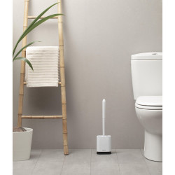 Pot avec brosse WC intégrée blanc adhésif Tatay TATAY - TATAY