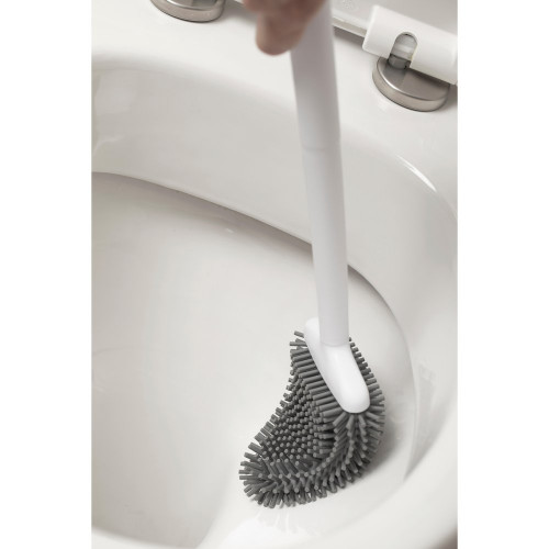 Pot avec brosse WC intégrée blanc adhésif Tatay TATAY - TATAY
