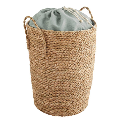 Panier à linge Folk l.40 x H.50 x P.40 cm - BOX & BEYOND