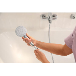 Pommeau de douche 2 jets, HANSGROHE vernis blend eco chrome - HANSGROHE
