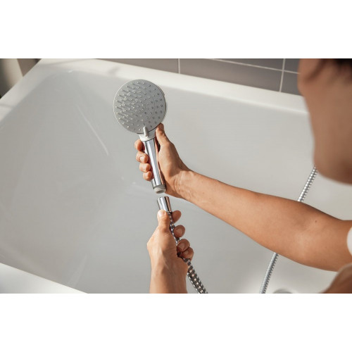 Pommeau de douche 2 jets, HANSGROHE vernis blend eco chrome - HANSGROHE