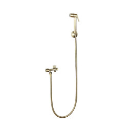 Kit hygiène WC 2 jets Or mâle / femelle 12 x 17/15 x 21 mm, MTK de marque Sans marque, référence: B9884800