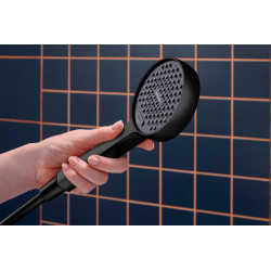 Pommeau de douche Activera 2 jets, noir de marque HANSGROHE, référence: B9885000