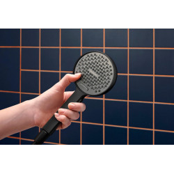 Pommeau de douche Activera 2 jets, noir - HANSGROHE
