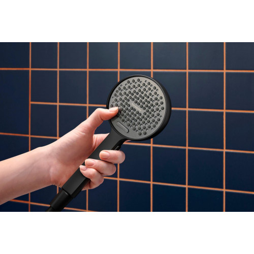 Pommeau de douche Activera 2 jets, noir - HANSGROHE