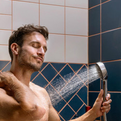 Colonne de douche thermostatique chrome, Stamis S Activera, HANSGROHE - HANSGROHE