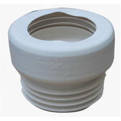 Sortie de cuvette wc droite diam.10 cm longueur 9,5 cm wirquin de marque WIRQUIN, référence: B9885400