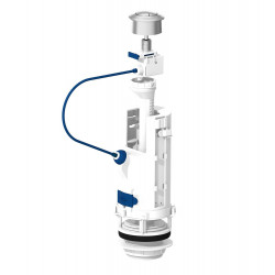 Mécanisme de chasse d'eau pour wc (set de valve) à câble de marque BEMIS, référence: B9885900