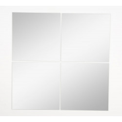 Set de 4 miroirs carrés 30x30cm de marque Sans marque, référence: B9886700