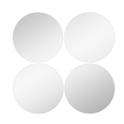 Set de 4 miroirs ronds diamètre20cm - Sans marque