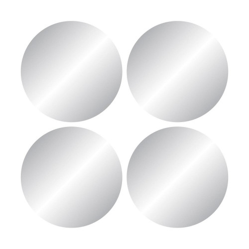 Set de 4 miroirs ronds diamètre 15cm - Sans marque
