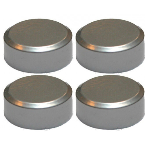 Fixations miroirs rondes aluminium - Sans marque