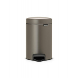 Poubelle de salle de bains 3 l platinum BRABANTIA New icon de marque BRABANTIA, référence: B9888500