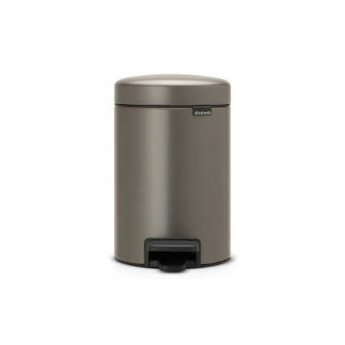 Poubelle de salle de bains 3 l platinum BRABANTIA New icon - BRABANTIA